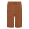 thumbnail image 1 of Garanimals Baby Boy Slub French Terry Cloth Cargo Pants, 0M-24M, 1 of 3