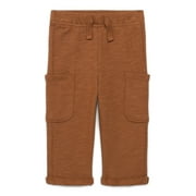 Garanimals Baby Boy Slub French Terry Cloth Cargo Pants, 0M-24M