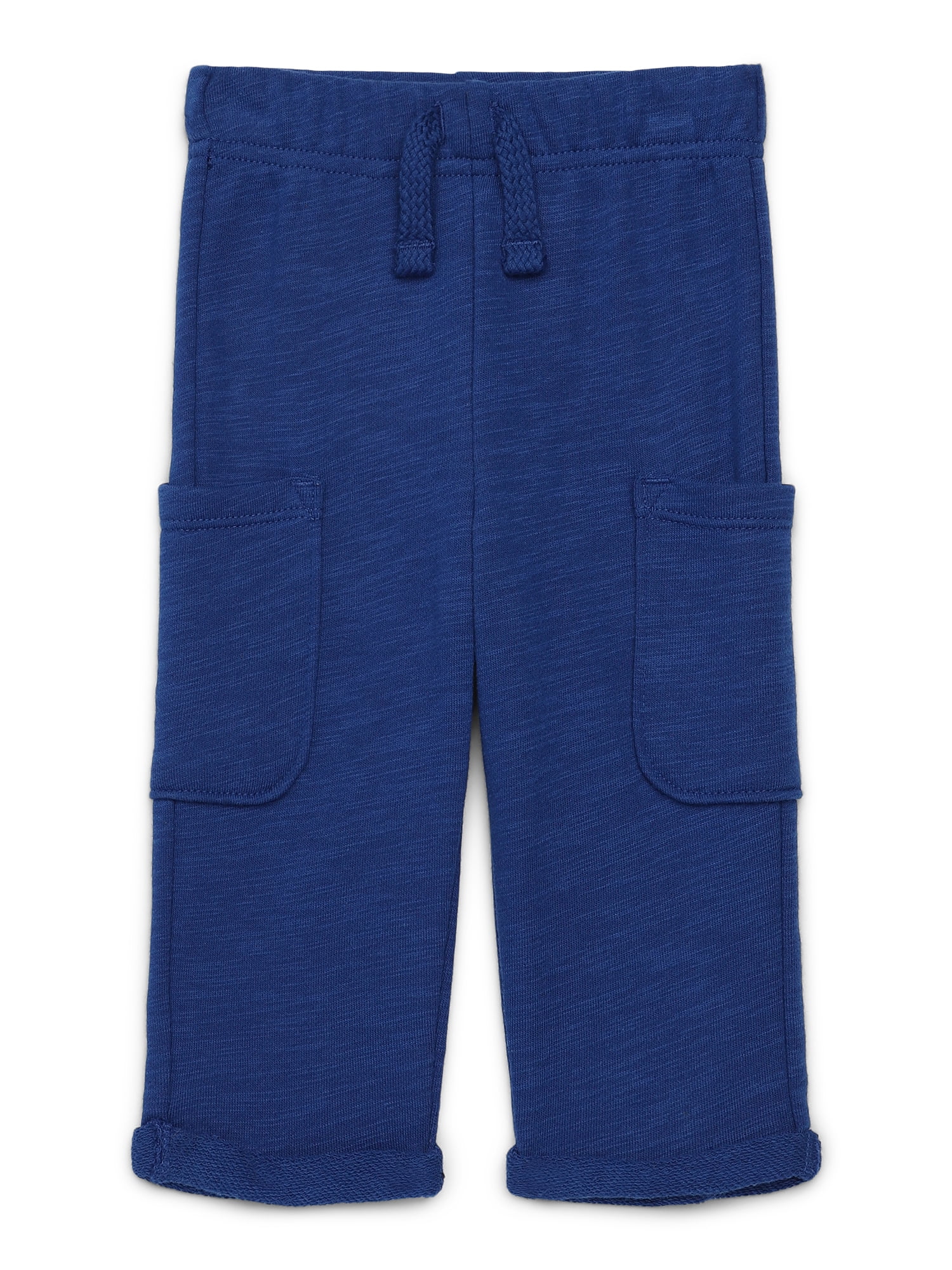 Garanimals Baby Boy Slub French Terry Cloth Cargo Pants, 0M-24M
