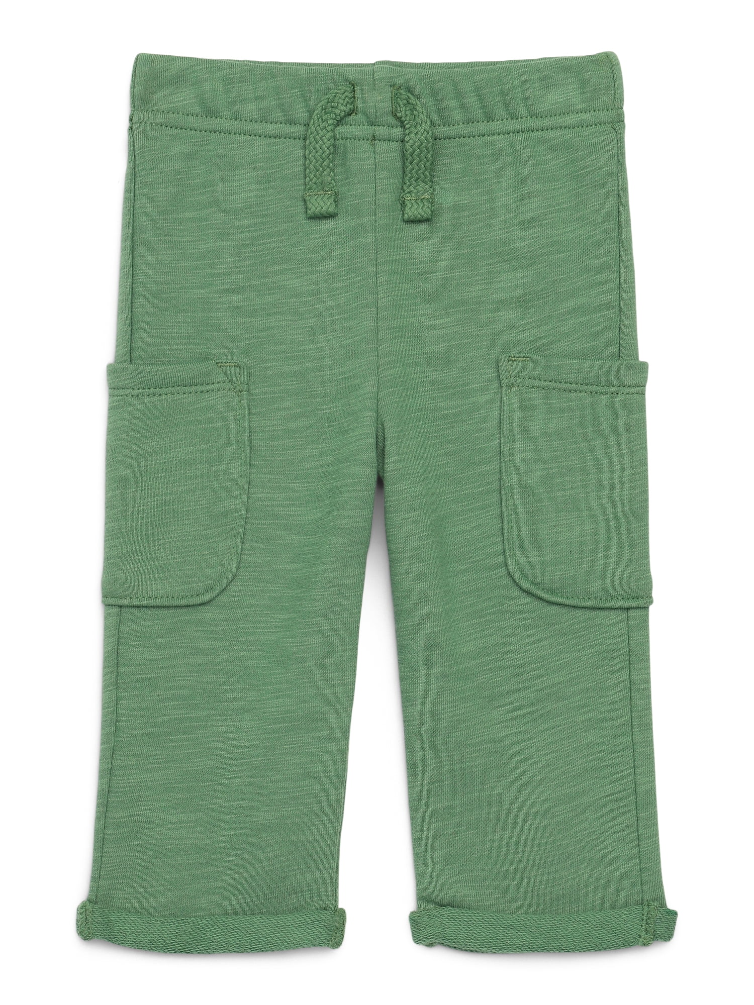 Garanimals Baby Boy Slub French Terry Cloth Cargo Pants, 0M-24M