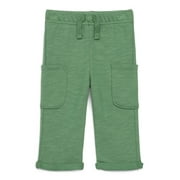 Garanimals Baby Boy Slub French Terry Cloth Cargo Pants, 0M-24M