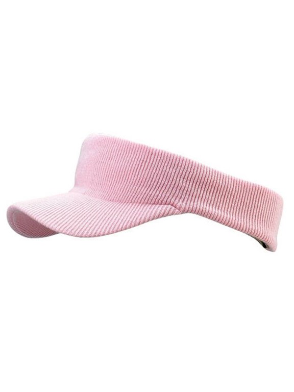 KNITTING VISOR - Pink