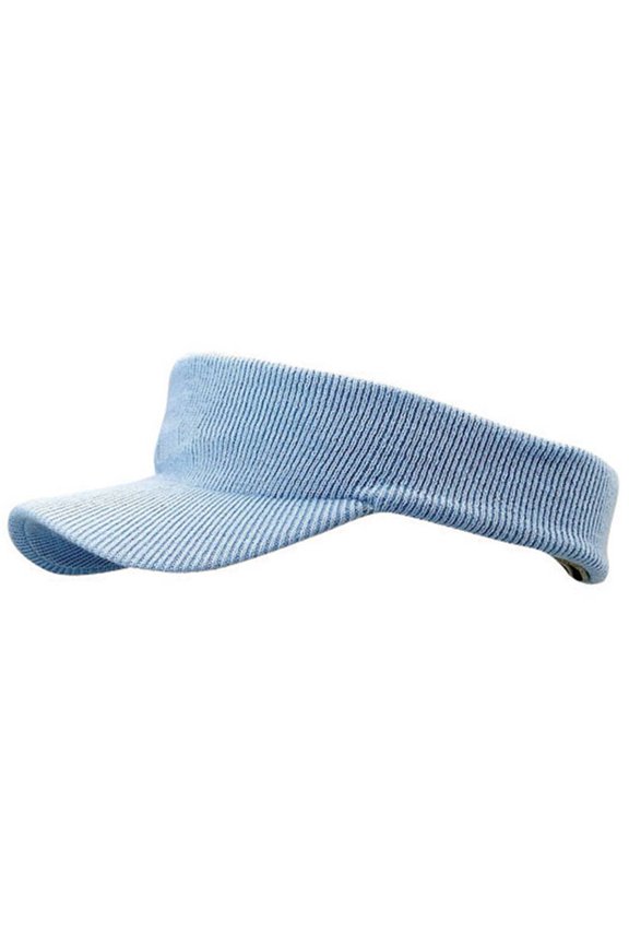 KNITTING VISOR - Sky Blue