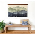 thumbnail image 1 of KNITTWORLD Handmade Modern Art Dip Dyed Wall Hanging Tapestries 35 x 28 Inches 40Count, 1 of 4