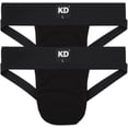 thumbnail image 1 of KNK Organic Cotton Jockstrap Gym Supporter – 3” Waistband, Soft & Durable, Black M, 1 of 7