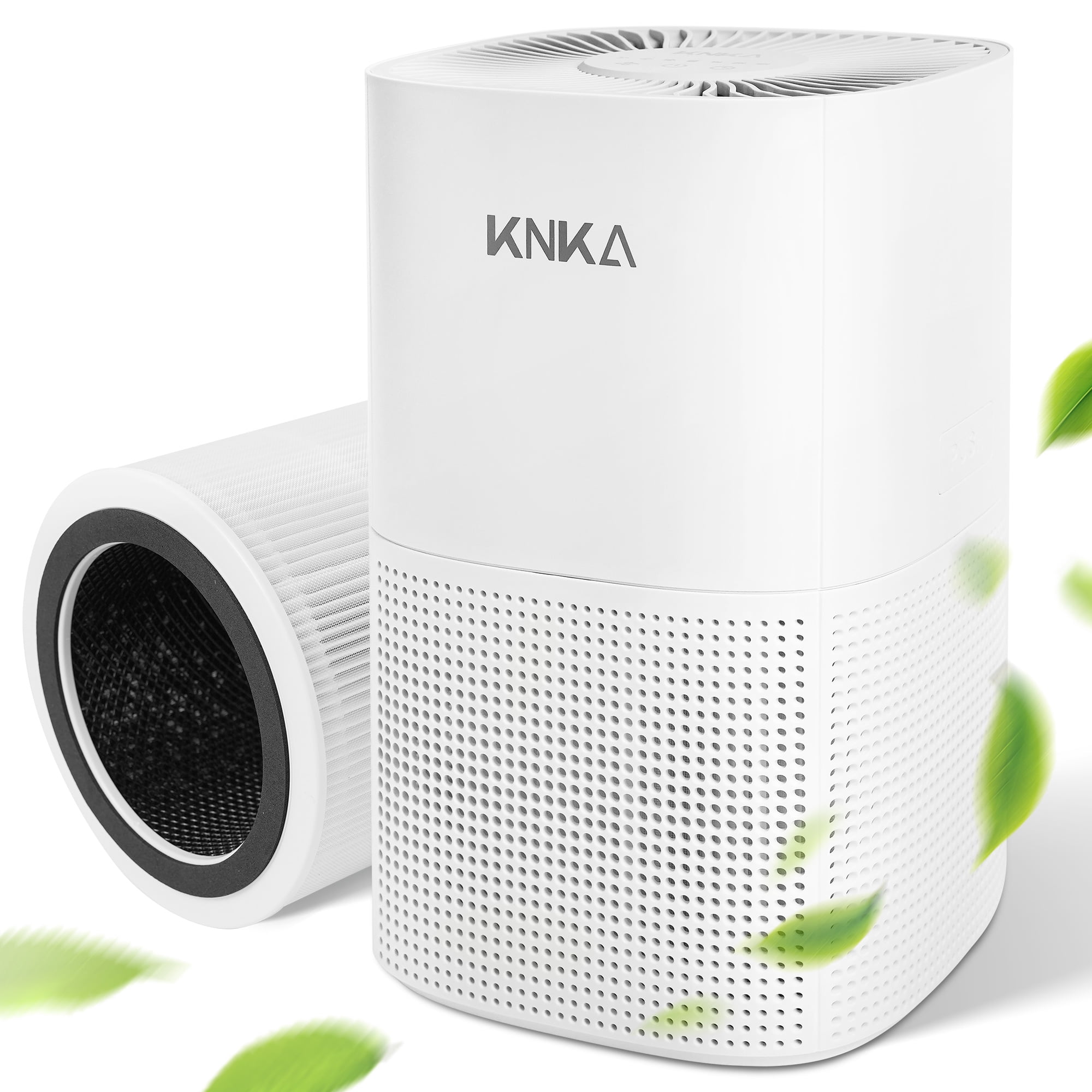 KNKA HEPA Air Purifiers for Home, Bedroom & Pet Areas up to 900 Sqft,  Air Cleaner for PM2.5 Particles, Quiet Operation
