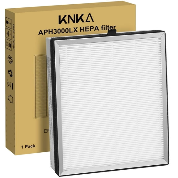 KNKA HEPA Air Purifier Replacement Filter for APH3000, 1 Pack, H13 True HEPA Filter