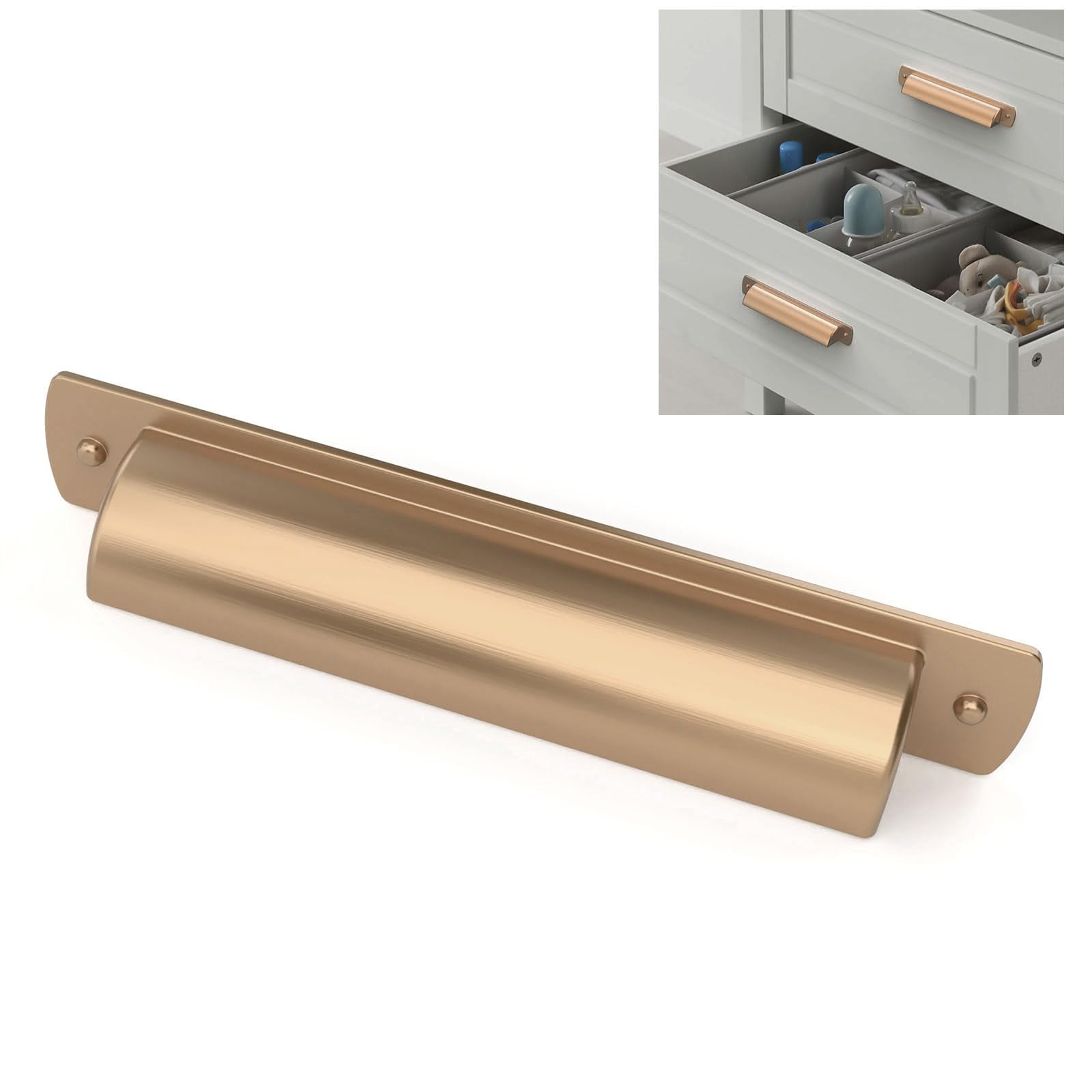 Amerock Extensity 3-3/4 In. (96mm) Classic Champagne Bronze Arch Cabinet Pull BP29385CZ - The Home Depot - View #9