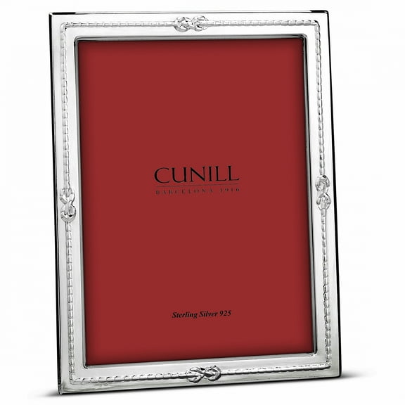 KNOTS Fine Sterling Silver 4x6 frame by Cunill Italy - 4x6