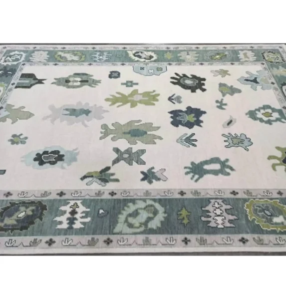 KNOTS RUG Oushak Rug, Hand Knotted Rug, Hand Knotted Wool Rug, Traditional Hand