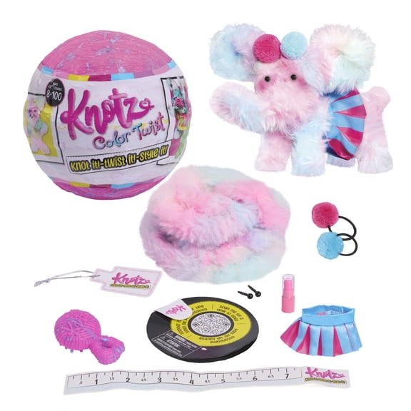 Knotz Color Twist, Series 2, Animal DIY Kids' Toy, for Boys and Girls, Ages 8 and up