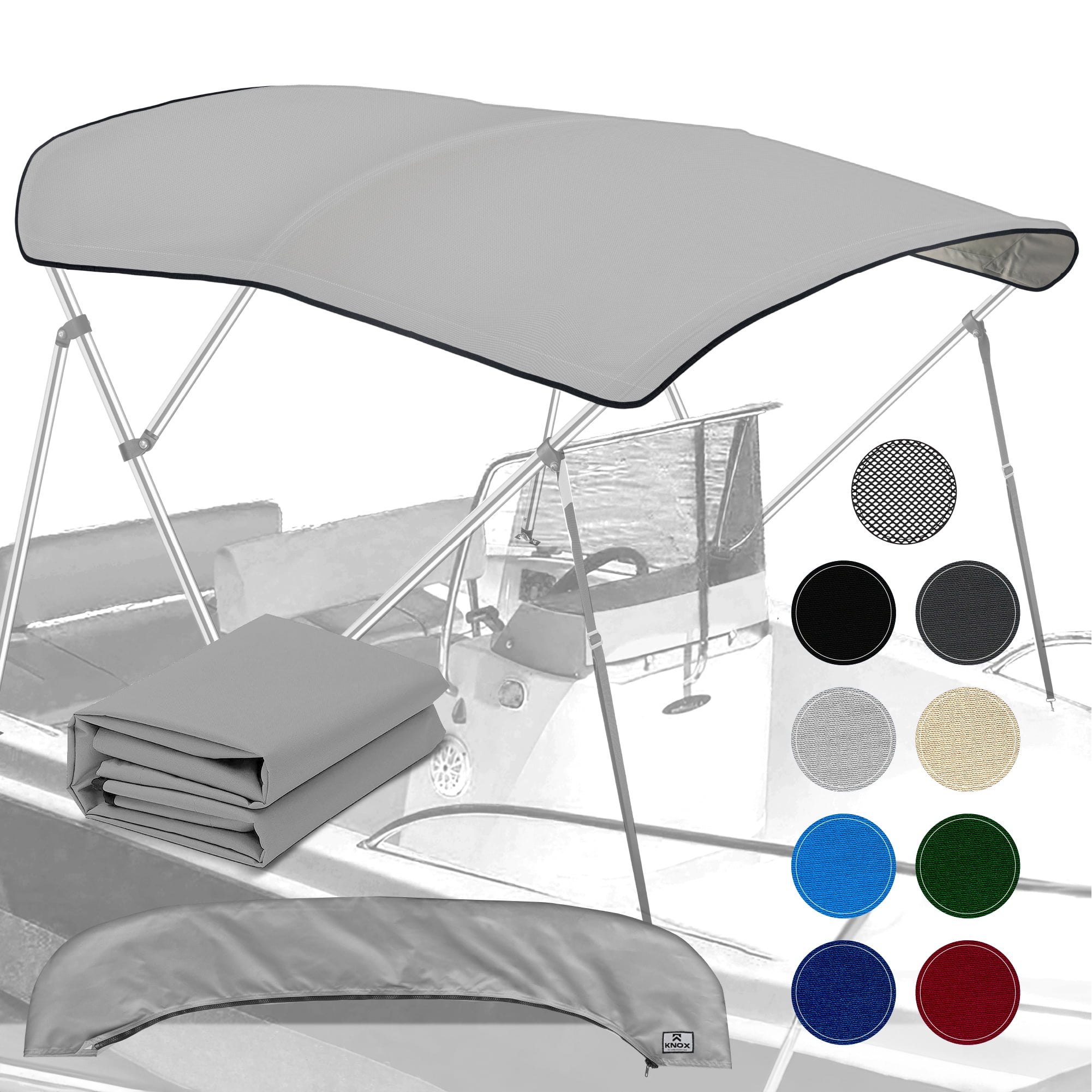 KNOX Universal 3 Bow Bimini Top Replacement Canvas, Bimini Top Canvas