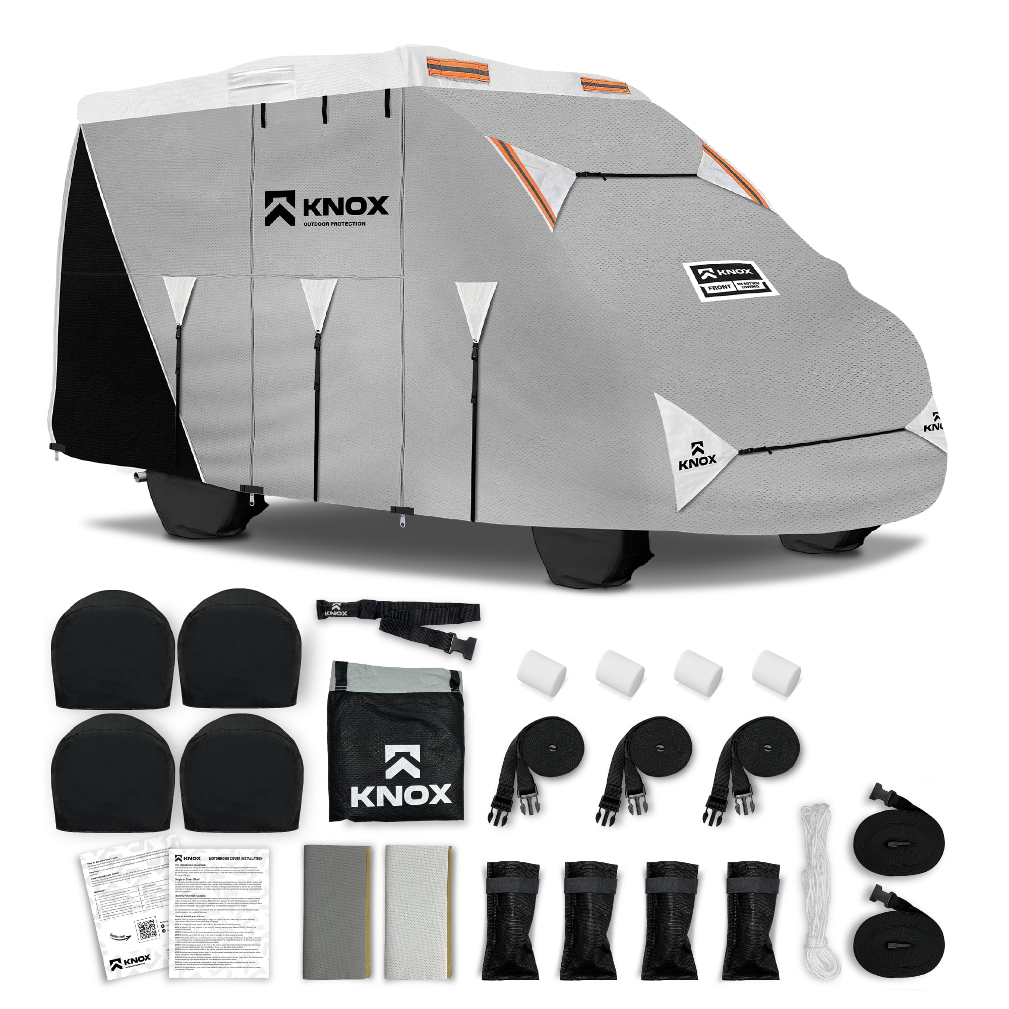 KNOX 3rd Gen Class B RV Cover, Covers for Motorhomes, AntiTear 7 Layer