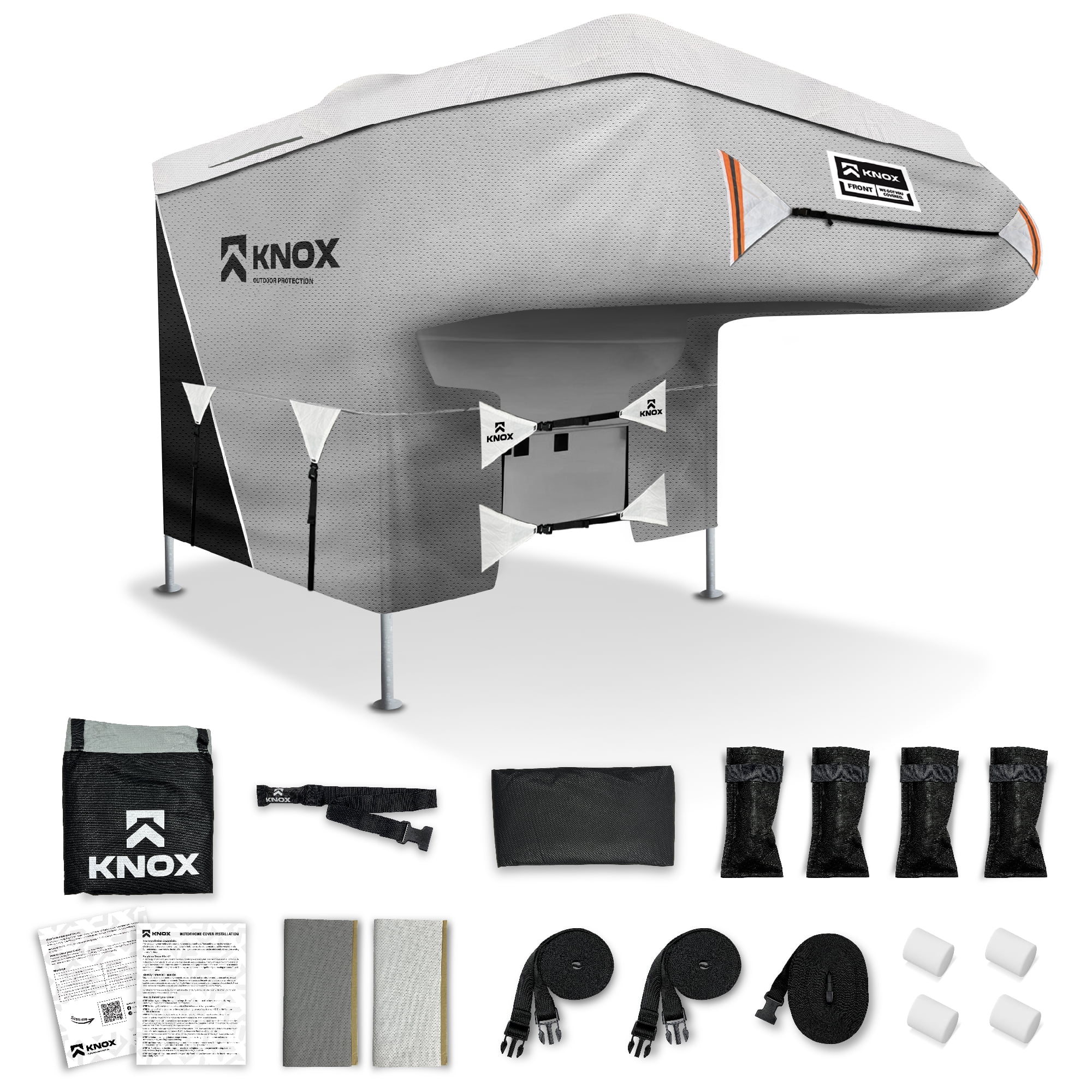 KNOX 3rd Gen RV Truck Camper Cover, Slide In Camper Cover, AntiTear 7