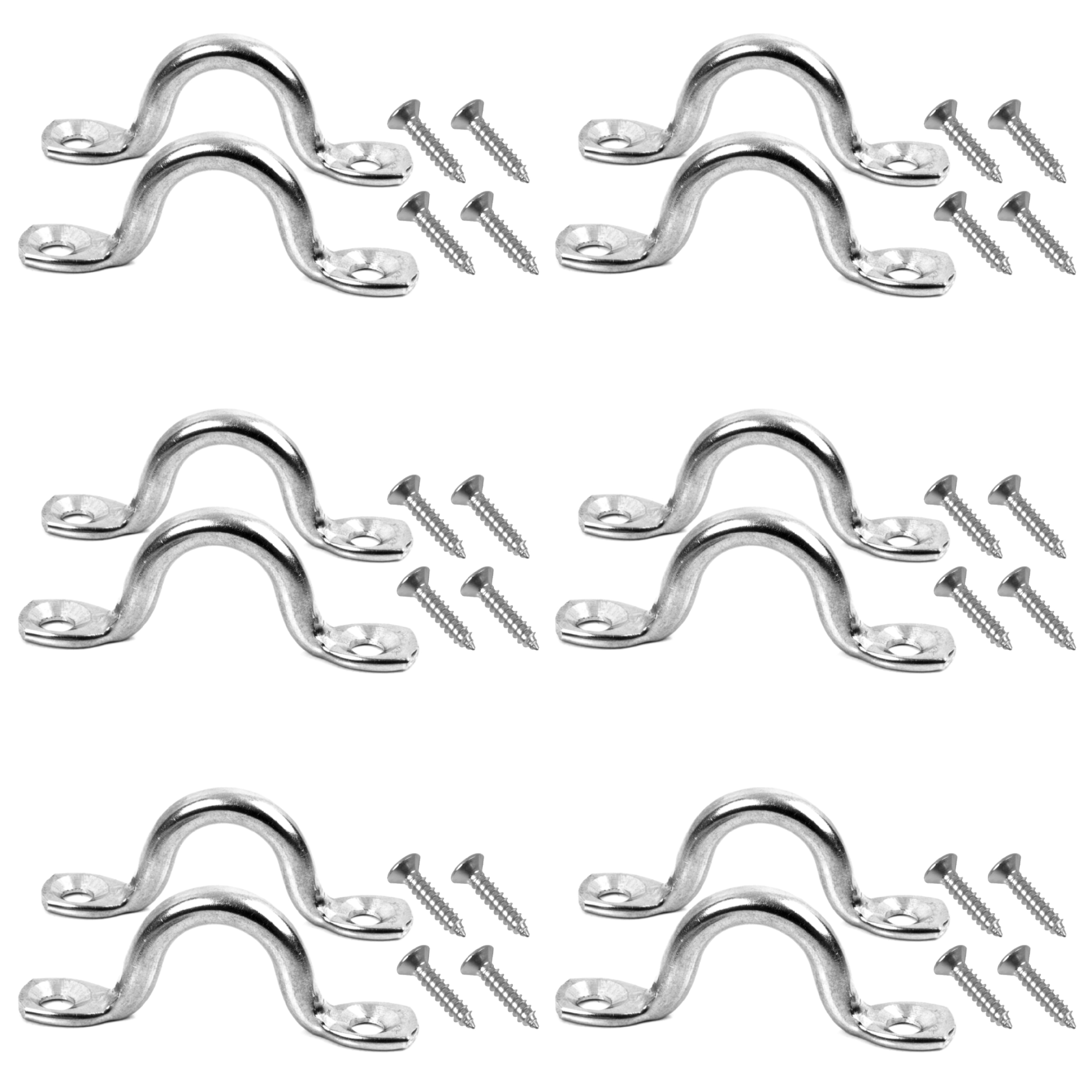 KNOX Pad Eye Loops for Bimini Tops, 316 Stainless Steel, Tie Down Loop