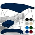 thumbnail image 1 of KNOX Universal 4 Bow Bimini Top Replacement Canvas, Bimini Top Canvas Only with Zip-On Storage Boot, 600D Marine Grade, Waterproof, Fadeproof Sun Shade Boat Canopy, No Frame, 67-72"W, Navy Blue, 1 of 7