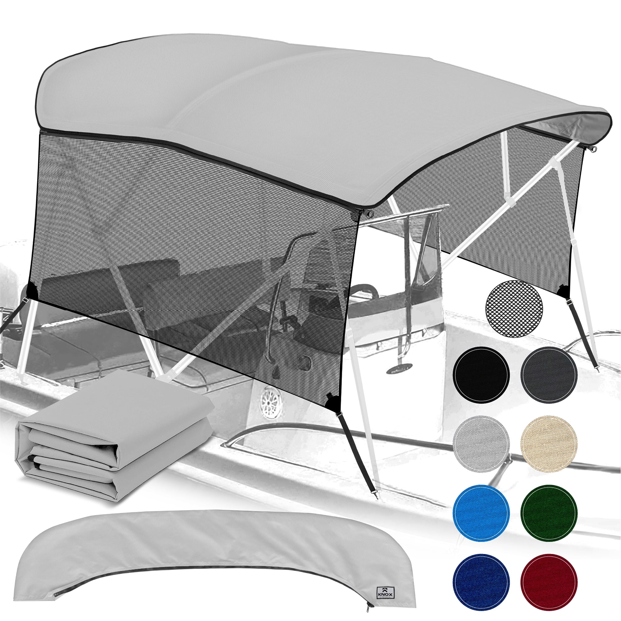 KNOX Universal 4 Bow Bimini Top Replacement Canvas & Detachable