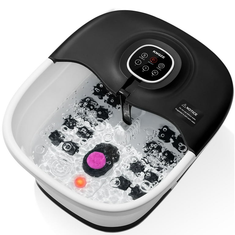 KNQZE Electric Collapsible Foot Spa, Heated, Remote Control