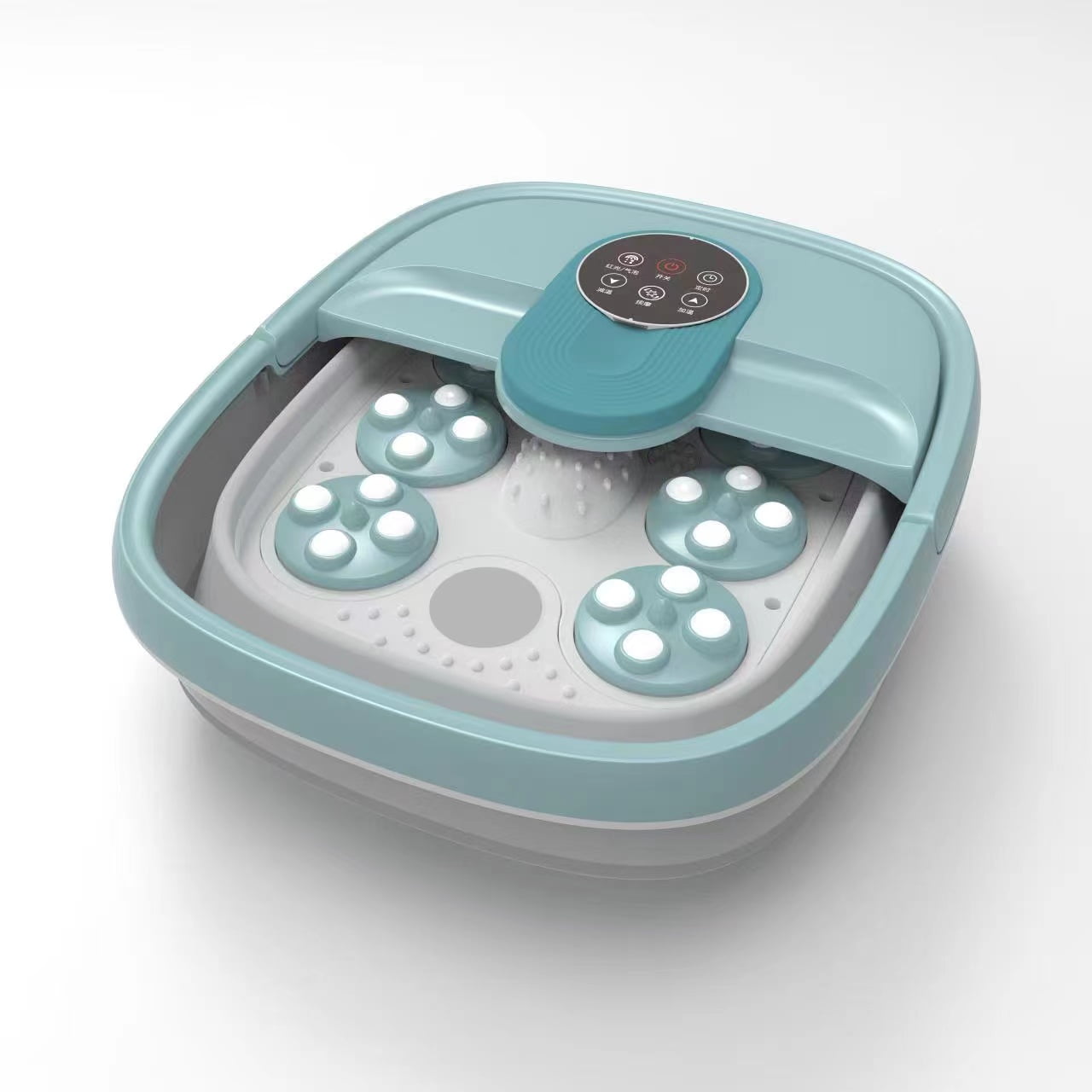 KNQZE Motorized Collapsible Foot Spa Bath Electric Foot Bath Massager