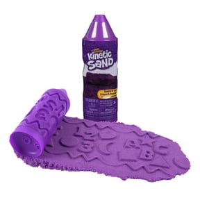 Kinetic Sand, Stamp N' Roll Crayon with 3 oz Play Sand (Colors May Vary)