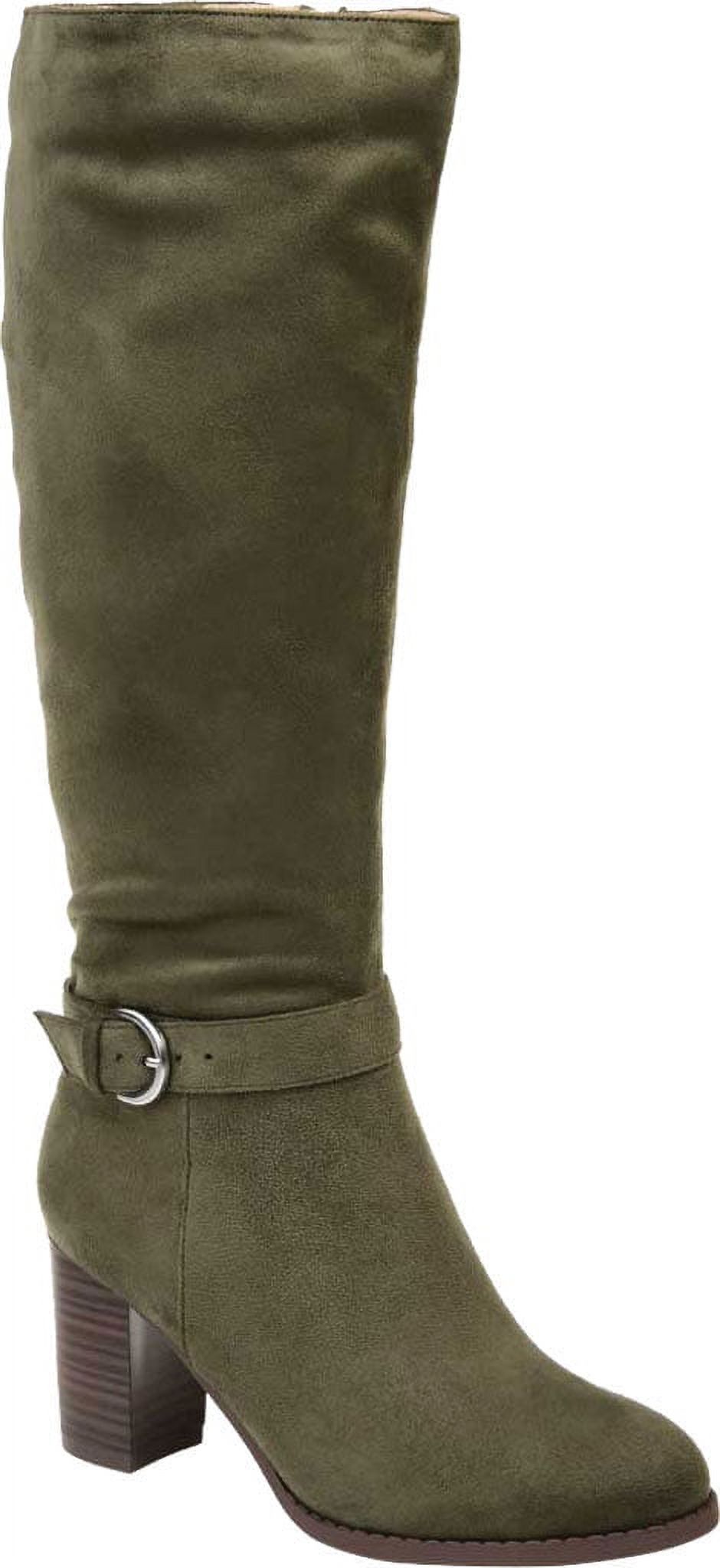 KNS International Women's Journee Collection Joelle Extra Wide Calf Knee High Boot Green Size 7M - image 1 of 3
