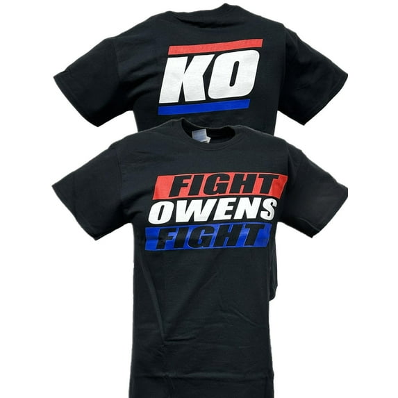 KO Red White Blue Fight Kevin Owens Fight Mens T-shirt M