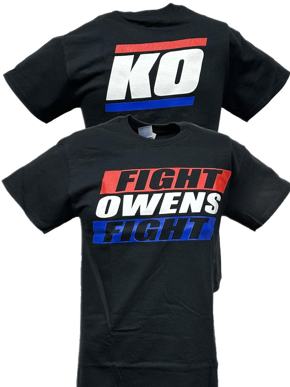 KO Red White Blue Fight Kevin Owens Fight Mens T-shirt S - Walmart.com