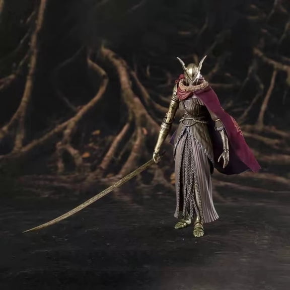 KO SHF Elden Ring Malenia Blade of Miquella Valkyrie Goddess of Rot Anime Action Figure Movable Figurine Collectible