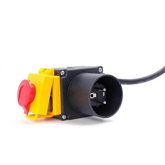 KOA7 250V 16A Wood Splitting Machine Solenoid Push Button industrial plug