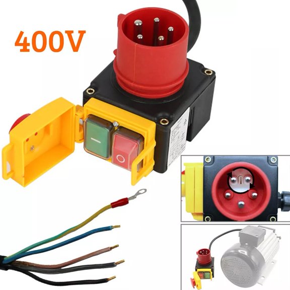 KOA7 Device Switch Machine Switch 380/400V 3 Phases With Cable And Phase Inverter Including Combined Emergency- Stop Flap
