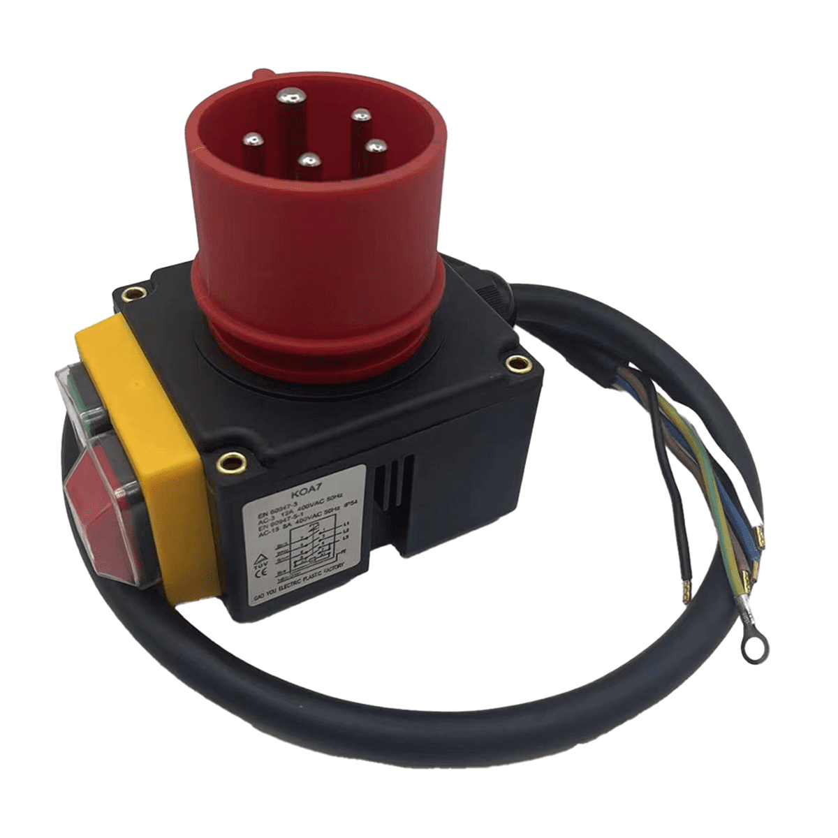 KOA7 Device Switch Machine Switch 380/400V 3 Phases with Cable and