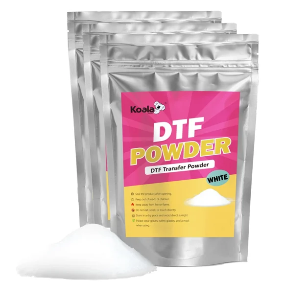 KOALA DTF Powder 6.6LB, White, Direct to Film Transfer Sublimation Powder for DTF Transfer