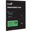 Grafix Computer Transparent Film Ink Jet 8.5x11 - Walmart.com