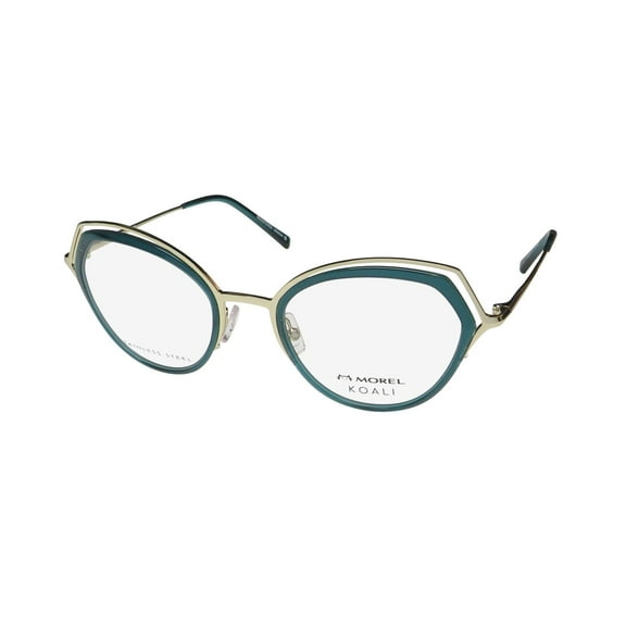 KOALI 20080K CAT EYE EYEGLASS FRAME/GLASSES STAINLESS STEEL MADE IN FRANCE RETRO