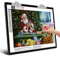 thumbnail image 1 of KOBAIBAN Rechargeable A3 LED Light Pad with 3 Colours and 6 Levels Brightness, Built-in Stand and Wireless Light Tracing Box for Diamond Painting, Weeding Vinyl, 1 of 11