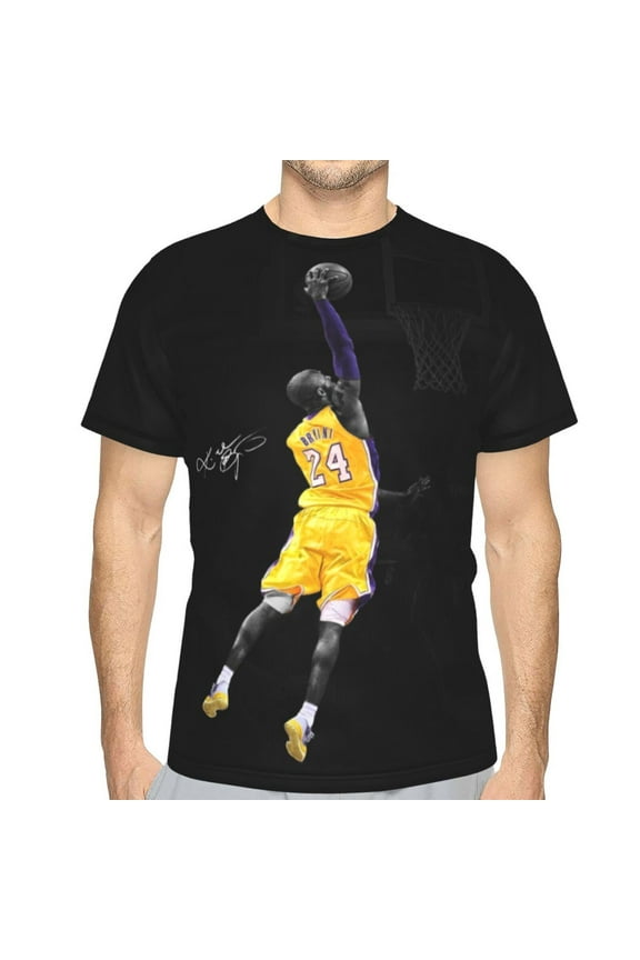 KOBE Men'S Shirt R.I.P Retired Number 8 No. 24 Basketball Memorial T-Shirt Short Sleeve Shirts AL