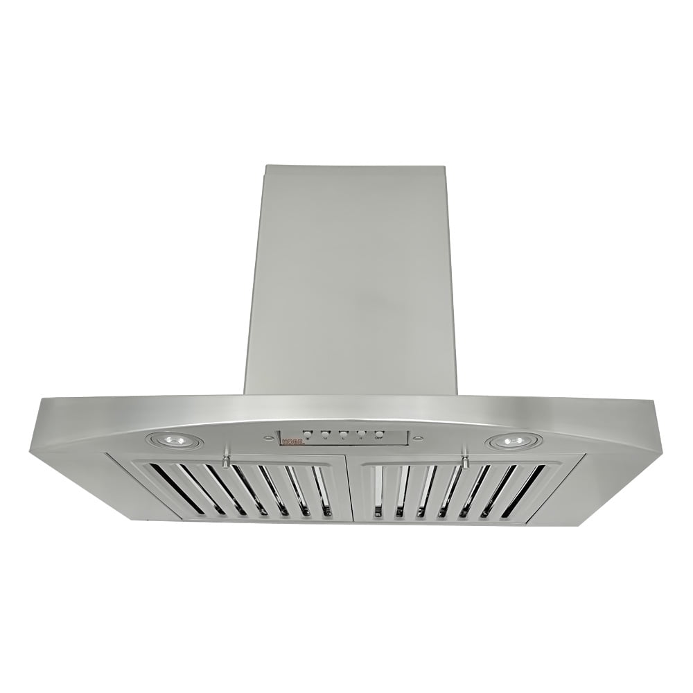 KOBE RA3836SQB WM 1 Premium 36 inch Wall Mount Range Hood 3 Speed
