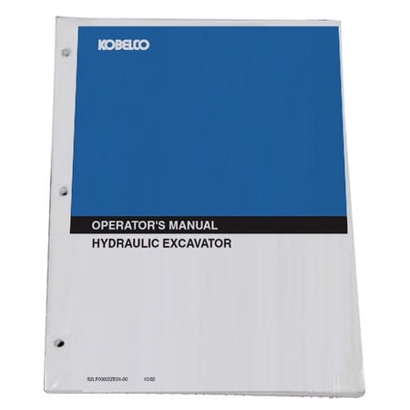 KOBELCO K914 Excavator Operator's Owners Operation & Maintenance Manual - Part Number # S2LR1006E