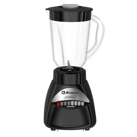 Koblenz 500-Watt 10-Speed 42-Oz. Blender with Plastic Jar (Black), LKM-3910 PN