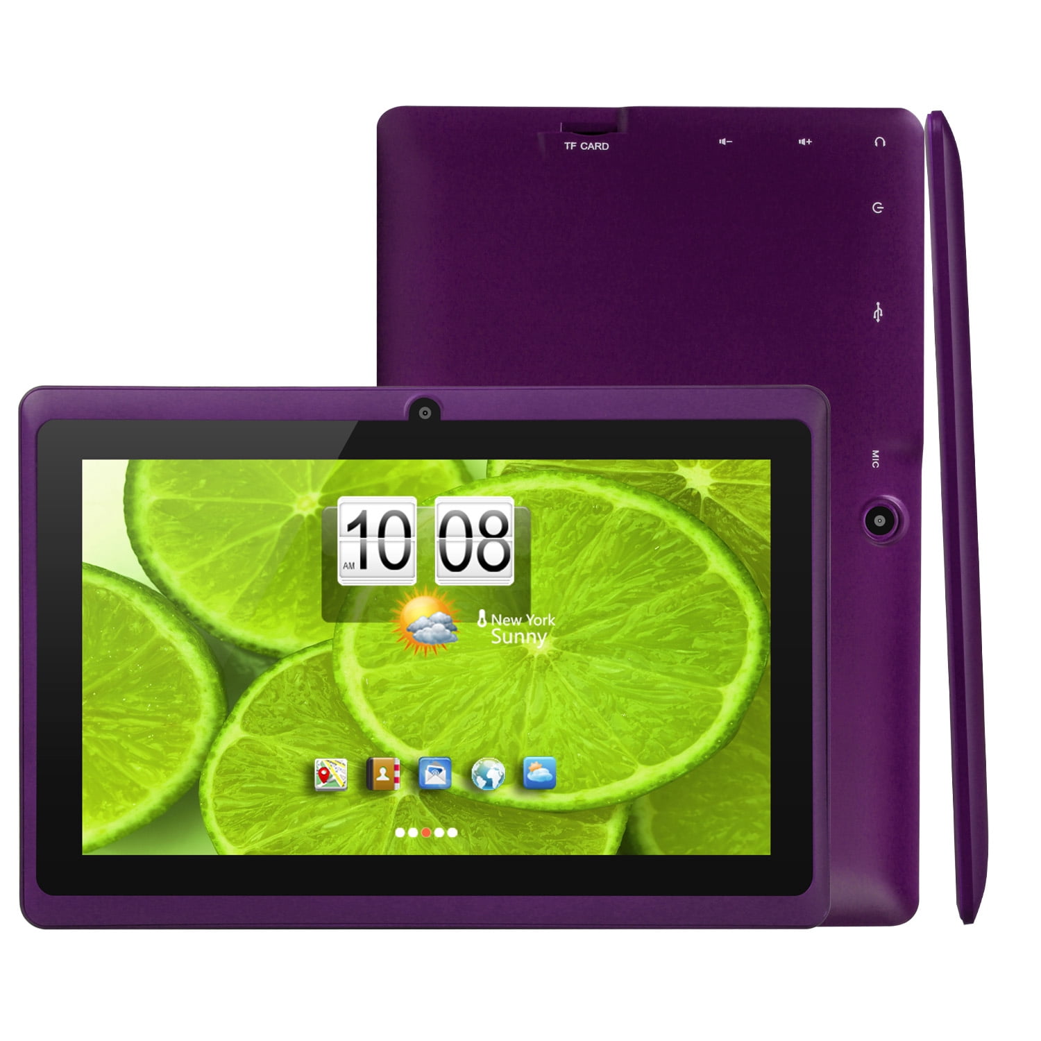 KOCASO DX758 7-Inch Dual Camera WiFi Quad Core Android Tablet - Purple ...