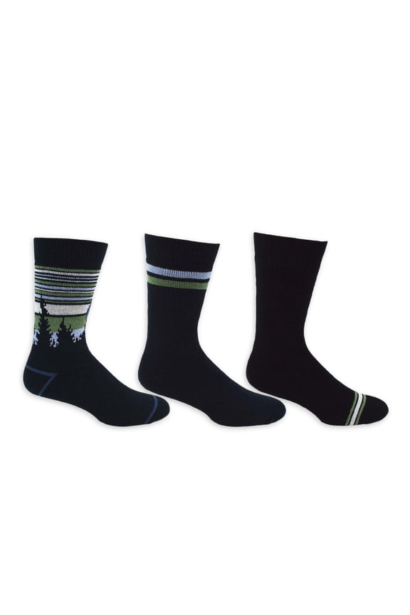 KOD MENS 3PK ACRYLIC HEAT ASSORTED