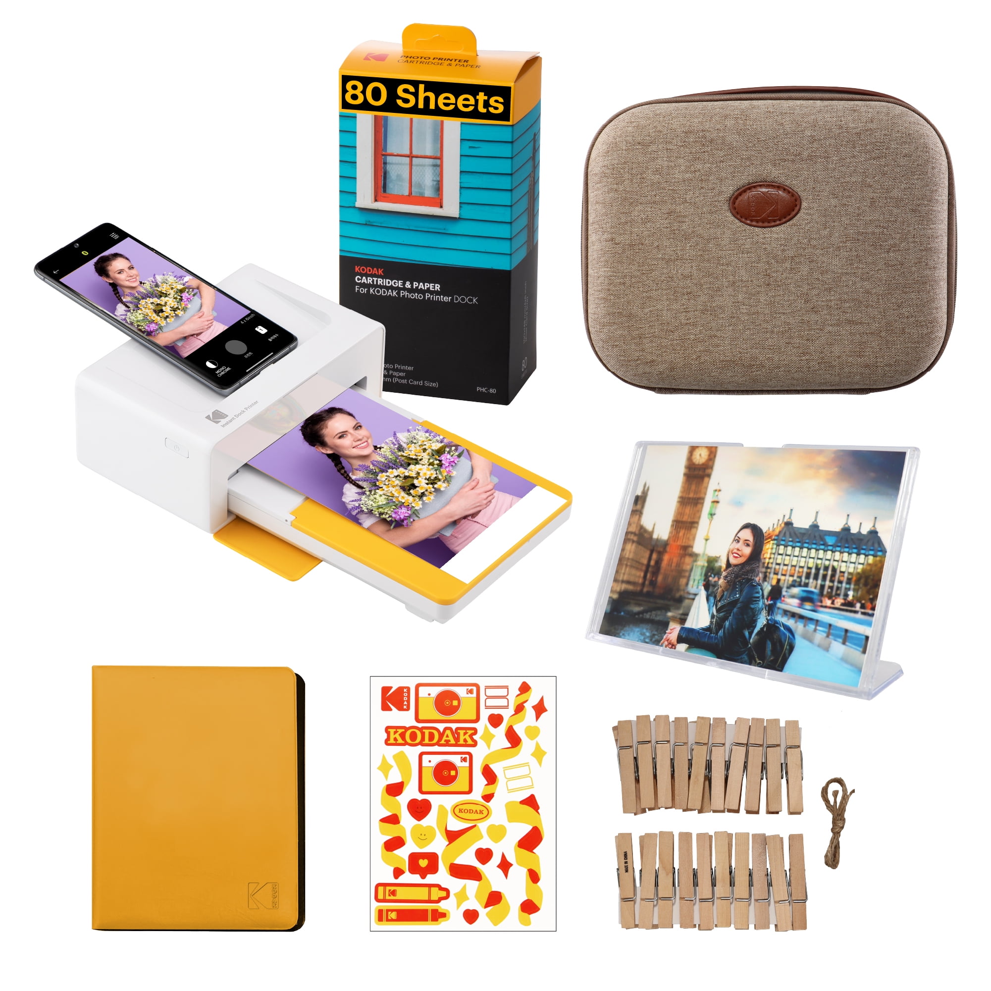 KODAK Dock Plus 4PASS Bluetooth Instant Photo Printer for iPhone