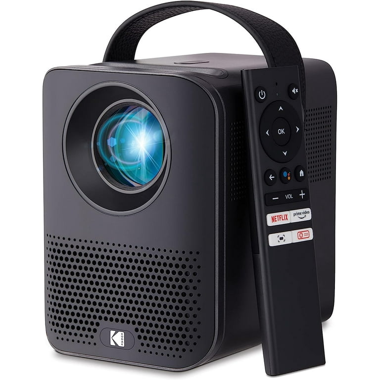 KODAK FLIK HD9 Smart Projector, Portable Theater Netflix