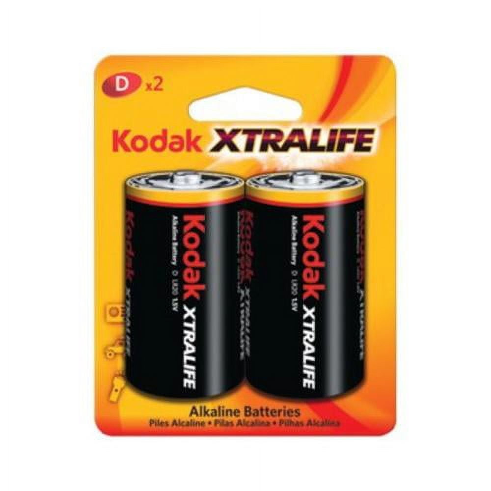 KODAK KD-2 30830011 Xtralife(TM) Alkaline Batteries (D; 2 pk) 