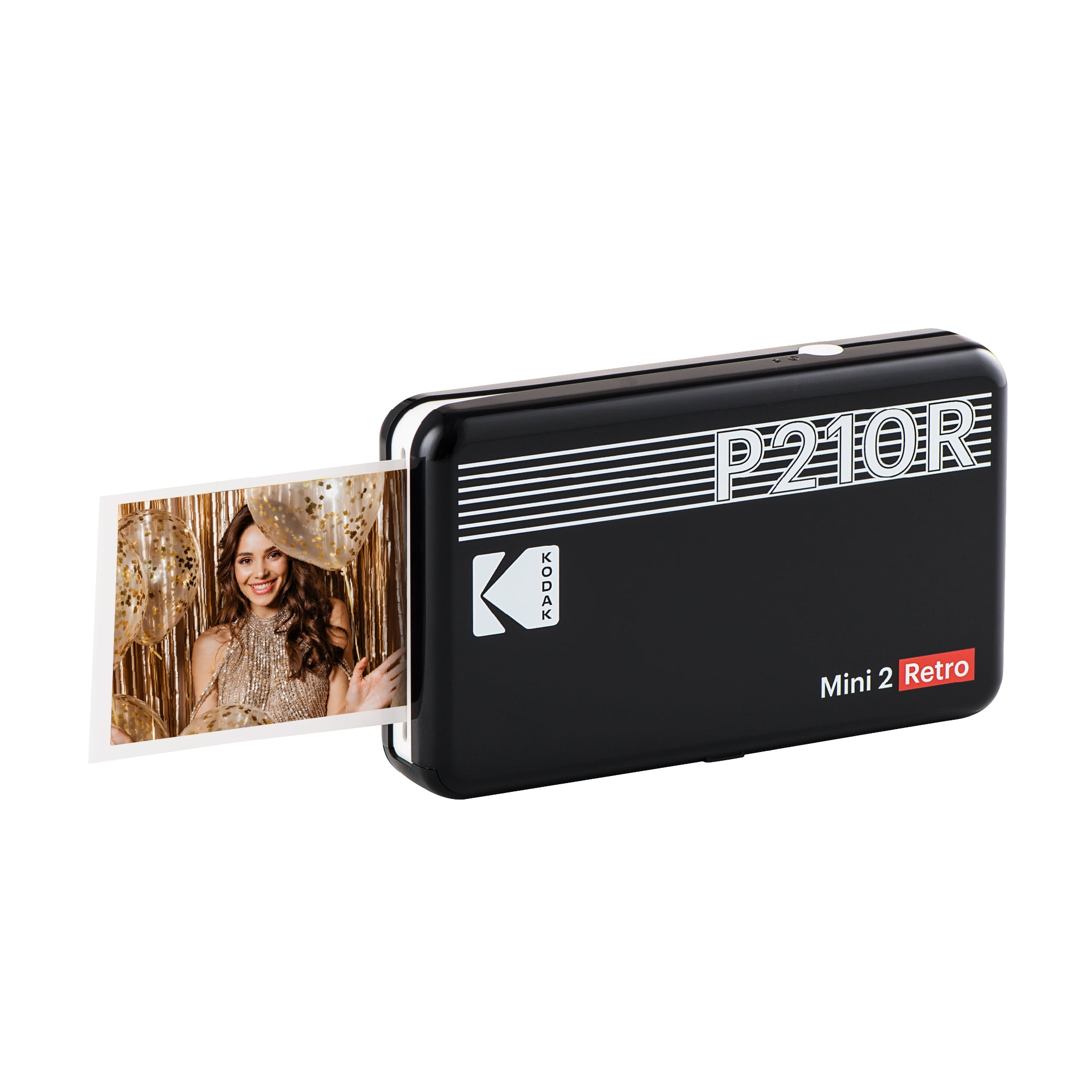 Buy KODAK Mini 2 Retro 4PASS 2-in-1 Instant Camera and Photo Printer  (2.1x3.4 inches) + 68 Sheets Gift Bundle, White Online at desertcartBolivia