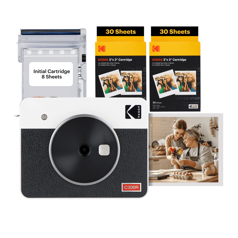 その他 KODAK Mini 3 Retro Amazon.com: KODAK Mini Shot 3 Retro 4PASS 2-in-1 Instant