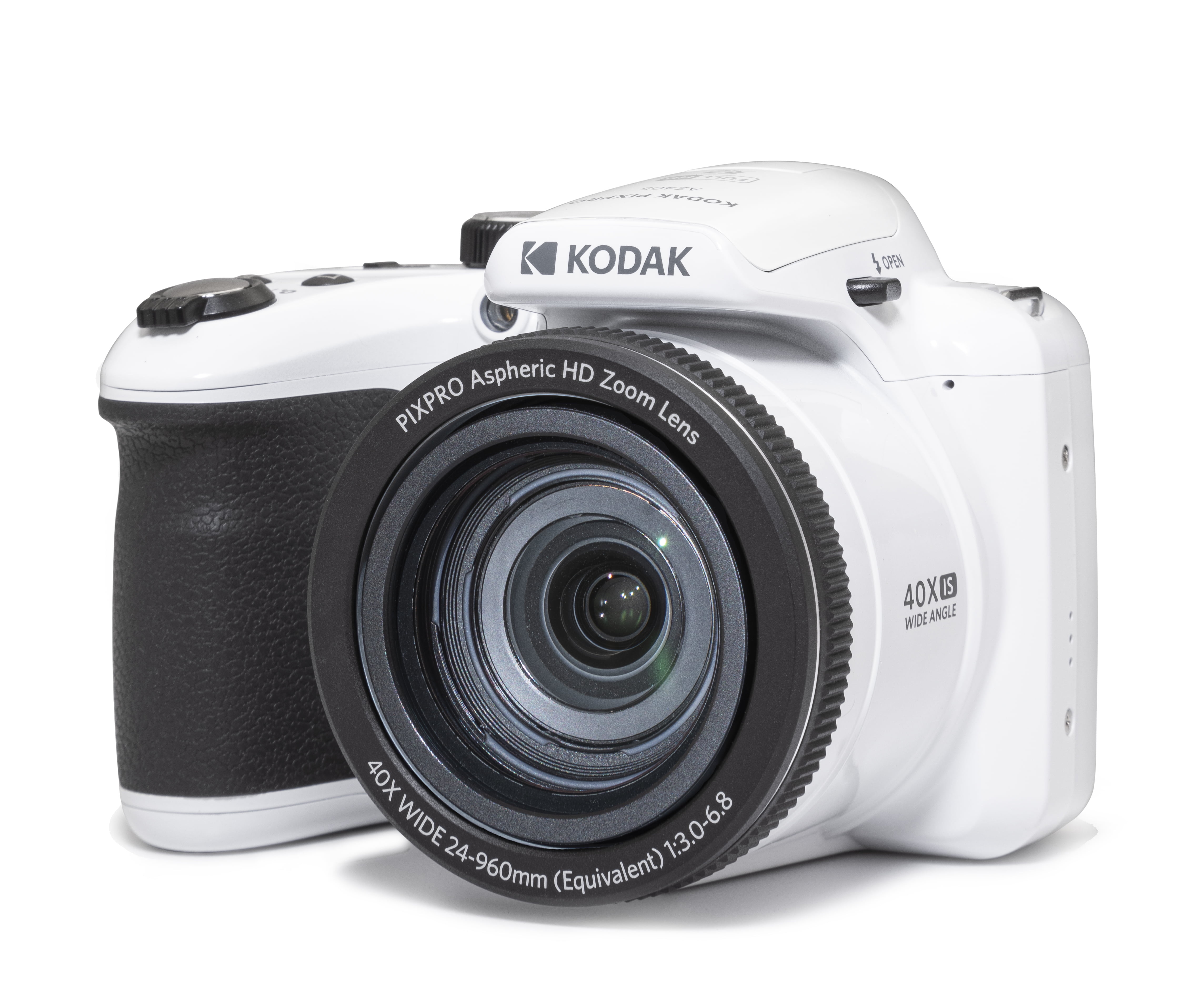 KODAK PIXPRO AZ405-WH 25x Optical Zoom Digital Camera, 16MP CMOS Sensor,  1080p Full HD Video, 3