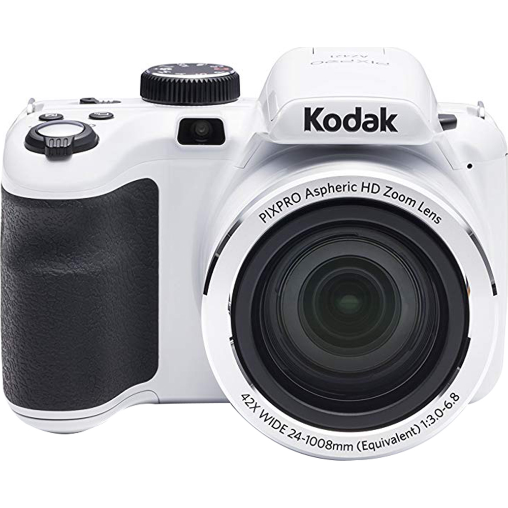 KODAK PIXPRO AZ421 Bridge Digital Camera - 16MP 42X Optical Zoom HD720p (White) - image 1 of 15