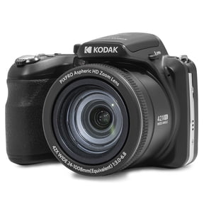 KODAK PIXPRO AZ425-BK 20MP Digital Camera 42X Optical Zoom 24mm Wide Angle Lens 1080P Full HD Video Optical Image Stabilization Li-Ion Battery 3" LCD Vlogging Camera (Black)