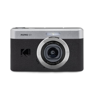 Kodak PIXPRO C1 Digital Camera with 180 Degree Flip Screen - 4X Optical Zoom - 13MP Sensor - Compact Point and Shoot Camera - 1080P Full HD Video for Travel and Vlogging (Black Color)